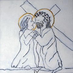 <br>IV. Jésus rencontre <br>sa sainte Mère.<br><br>