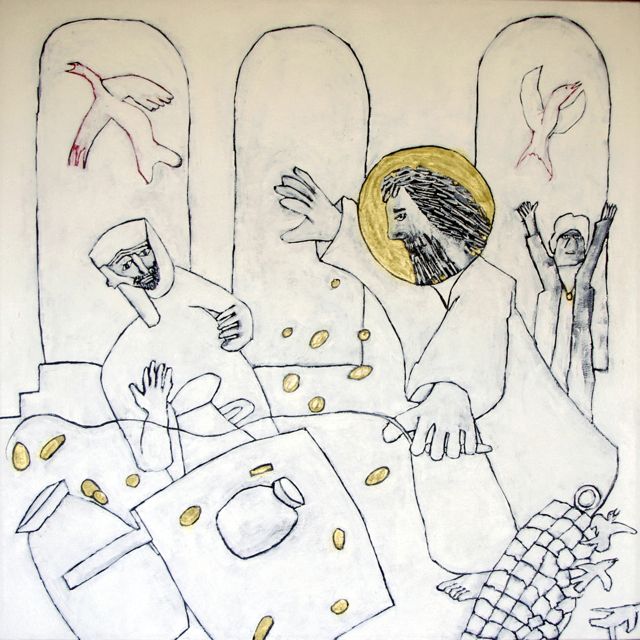 JÉSUS CHASSE LES MARCHANDS DU TEMPLE