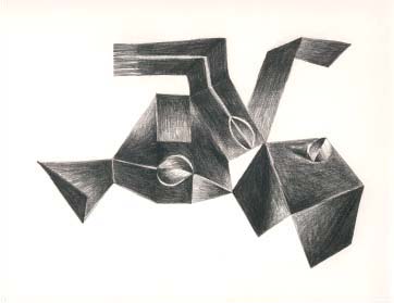 Bertrand Tremblay, Je me conduis comme un aigle, dessin au crayon sur papier Reeves BFK © Bertrand Tremblay